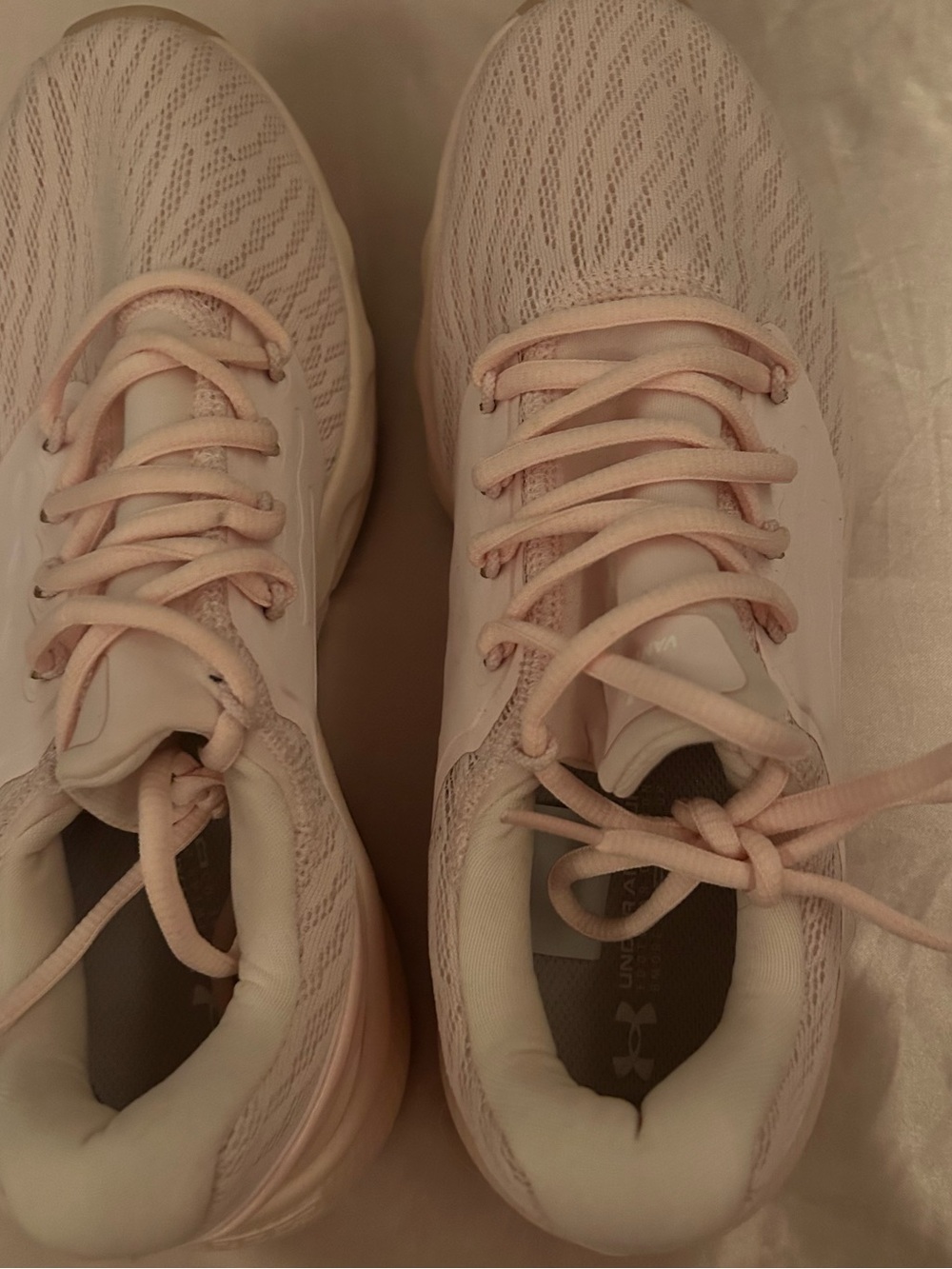 Under Armour Women's Pale Pink Knit Training Shoes